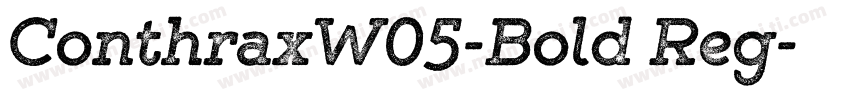 ConthraxW05-Bold Reg字体转换